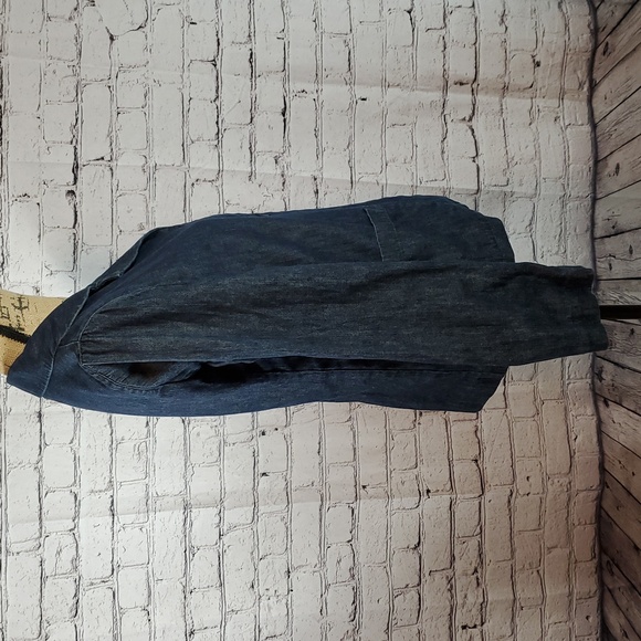 DKNYpure Dark Blue Denim Jean Jacket/Blazer Size 6 EUC - Picture 7 of 12